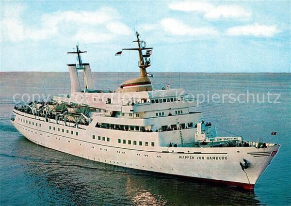 Schiffe Ships Navires Wappen von Hamburg