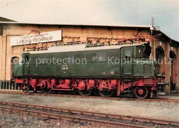 Lokomotive Historische E-Lok E 04 01 Bw Leipzig We