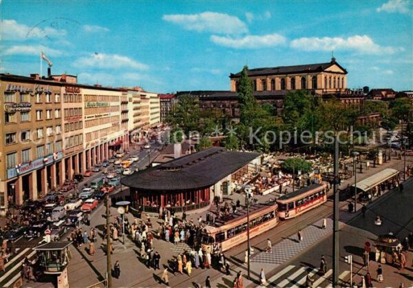 Strassenbahn Hannover Cafe am Kröpcke Opernhaus
