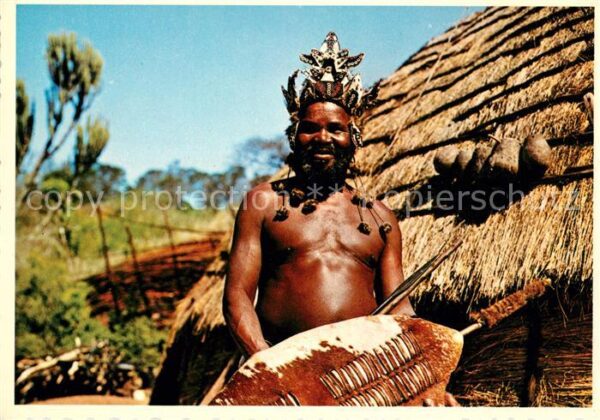 Typen Afrika Zulu Warrior South Africa
