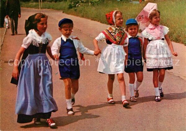 Trachten Sorben Volkstracht Kinder