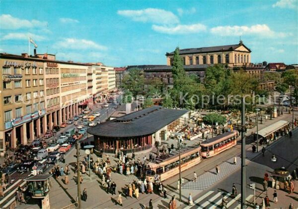 Strassenbahn Hannover Cafe am Kröpcke Opernhaus
