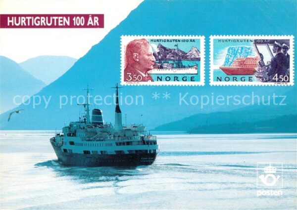 Faehre Ferry Bac Traghetto-- Kong Olav Helgeland Norwegen