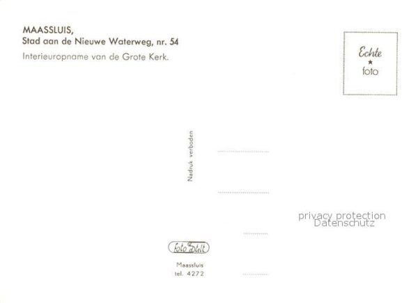 Maasluis Grote Kerk Bestuhlung – Bild 2