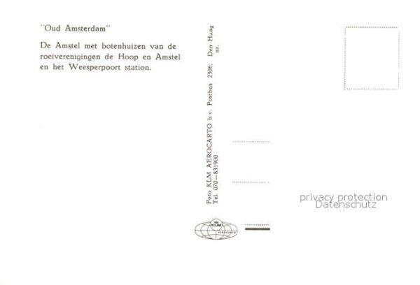 Amsterdam Niederlande Fliegeraufnahme Amstel Weesperpoort sta – Bild 2