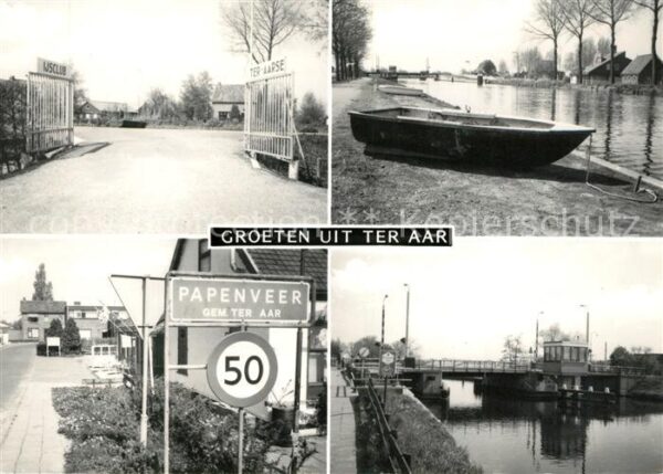 Ter Aar Papenveer Bootsanleger Hebebrücke