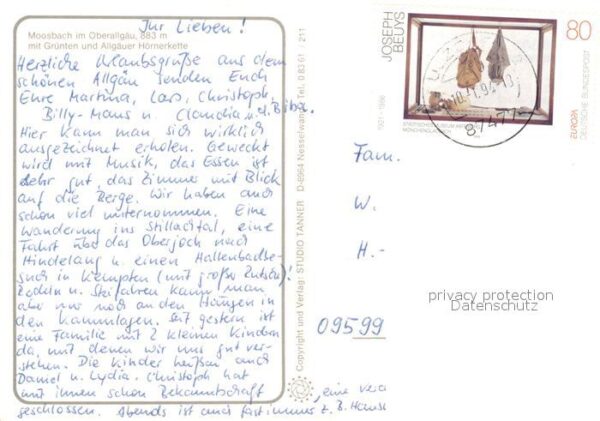 Moosbach Sulzberg Grünten Allgäuer Hörnerkette – Bild 2