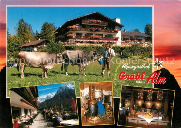 Mittenwald Bayern Alpengasthof Gräbl Alm