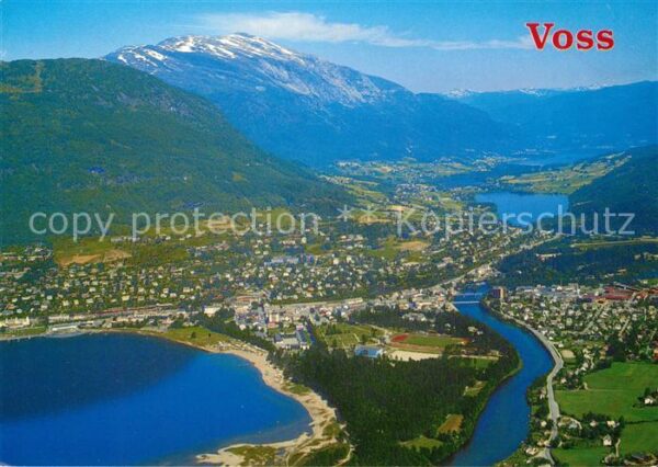 Voss Hordaland Fliegeraufnahme