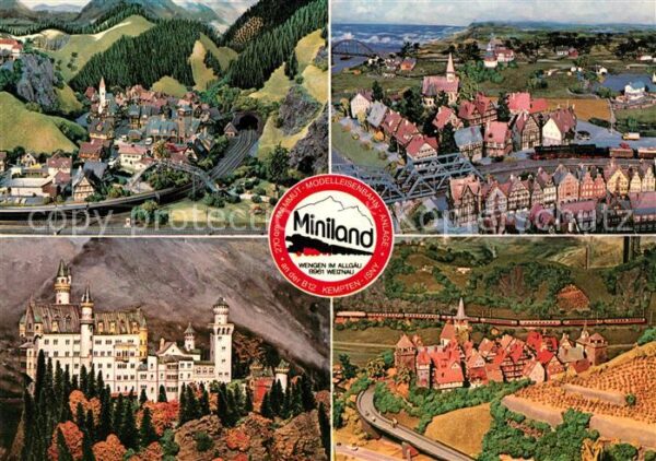 Wengen Kempten Allgaeu Fliegeraufnahme Miniland