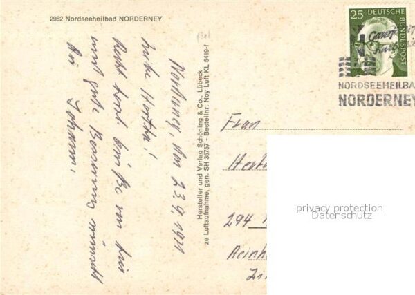 Norderney Nordseebad Fliegeraufnahme – Bild 2