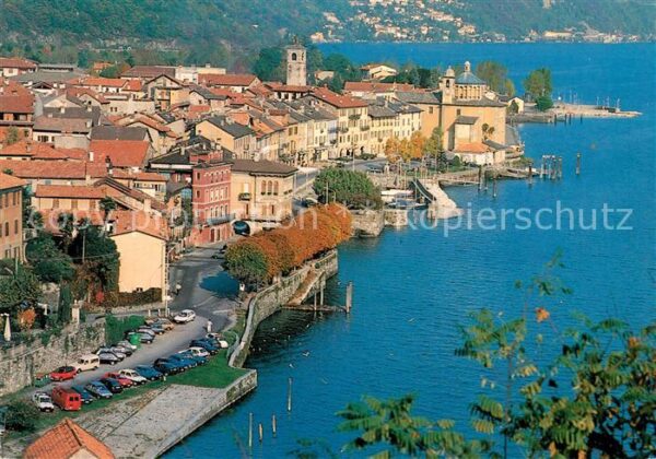 Cannobio Lago Maggiore Fliegeraufnahme