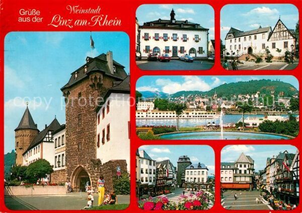 Linz Rhein Stadttor Rathaus Stadtansichten