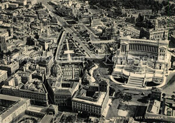 Roma Rom Fliegeraufnahme Monsignore Vittorio Ema