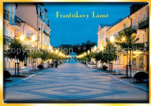 Frantiskovy Lazne Franzensbad Abendstimmung