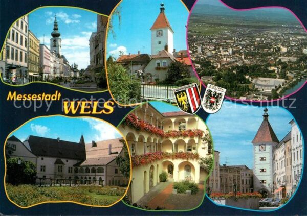 Wels Stadtplatz Ledererturm Messegelände Bur