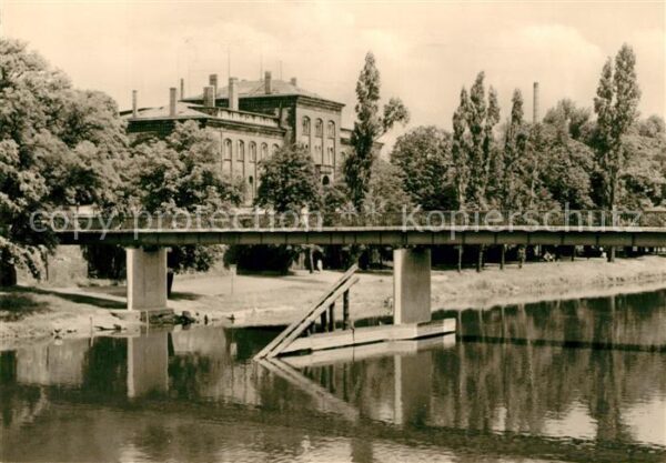 Weissenfels Saale Bahnhof Brücke der Deutsch Sowjetischen