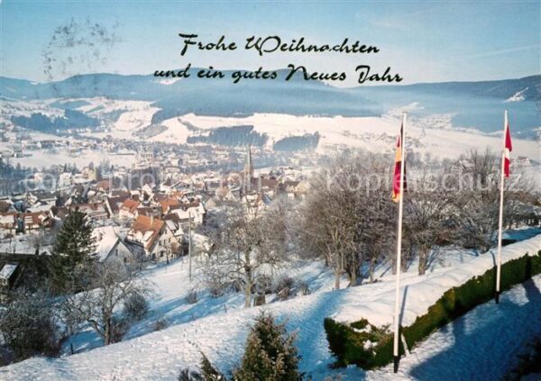 Baiersbronn Schwarzwald Panorama Winteraufnahme