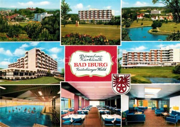 Bad Iburg Dörenberg Kurklinik Panorama Hallenbad