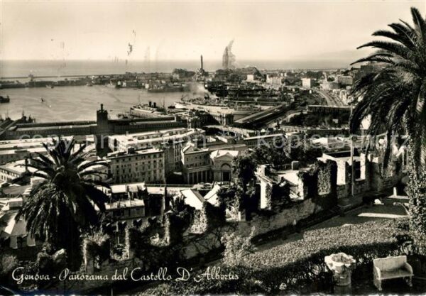 Genova Genua Liguria Panorama Castello Hafen