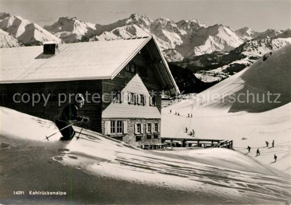 Ofterschwang Kahlrückenalpe Winterlandschaft