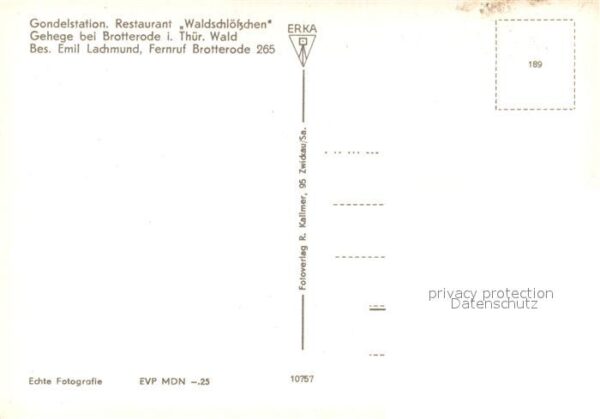 Brotterode Restaurant Waldschlösschen – Bild 2