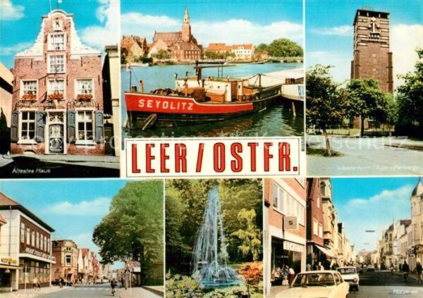 Leer Ostfriesland Wasserturm Jugendherberge Mühlenstrasse