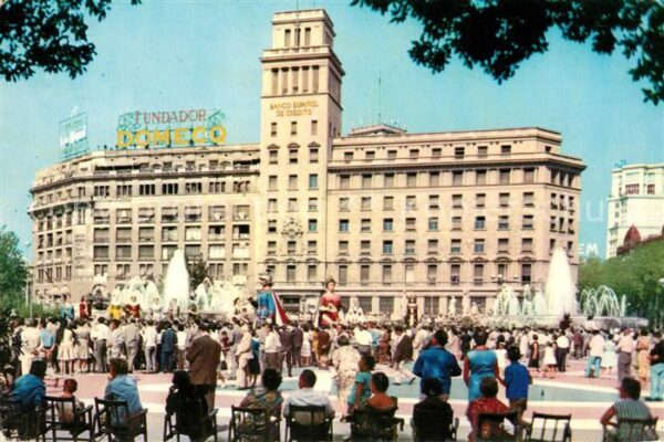 Barcelona Cataluna Plaza Cataluna