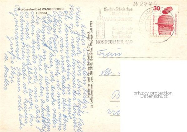 Wangerooge Nordseebad Fliegeraufnahme – Bild 2