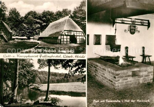 Fallingbostel Hof der Heidmark Flett Feuerstelle Böhm