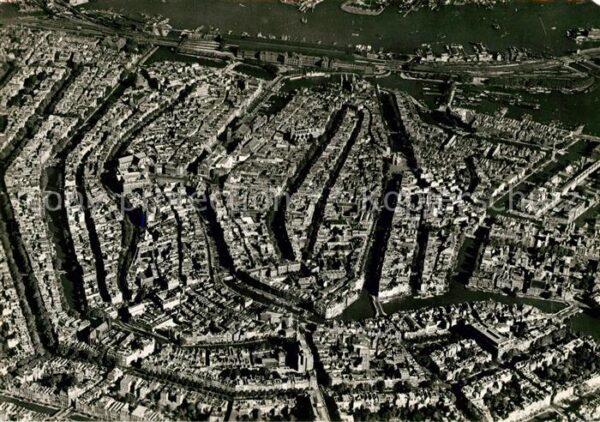 Amsterdam Niederlande Fliegeraufnahme