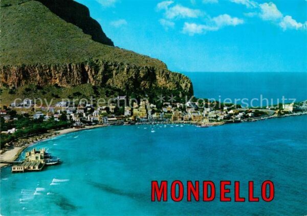 Mondello Panorama Hafen