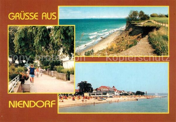 Niendorf Ostseebad Promenade Steilufer Strand