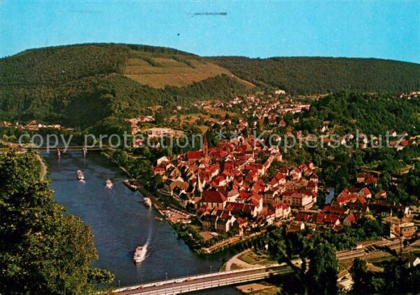 Neckargemuend Panorama Neckartal Fliegeraufnahme