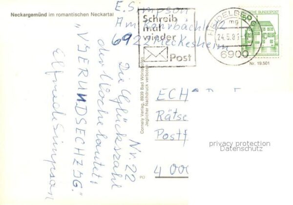 Neckargemuend Panorama Neckartal Fliegeraufnahme – Bild 2