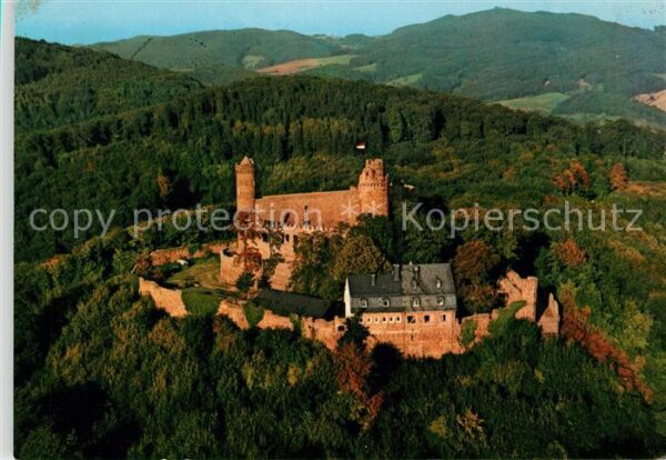 Auerbach Bergstrasse Schloss Auerbach Fliegeraufnahme