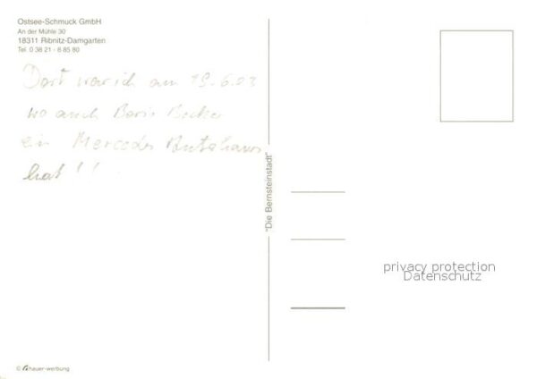 Ribnitz-Damgarten Ostseebad Manufaktur Ostsee Schmuck Foyer Strand – Bild 2