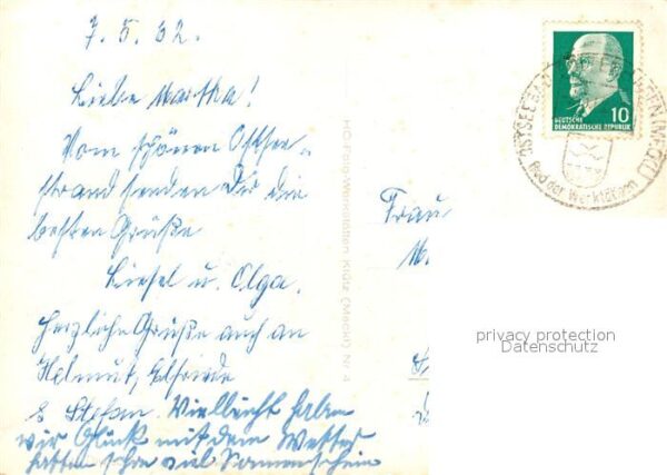 Boltenhagen Ostseebad FDGB Erholungsheim Fritz Reuter Speises – Bild 2