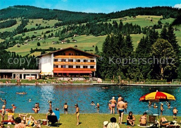 Kirchberg Tirol Cafe Restaurant Pension Seehof Badestra