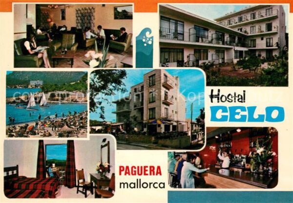 Paguera Mallorca Islas Baleares Hostal Celo Bar Strand