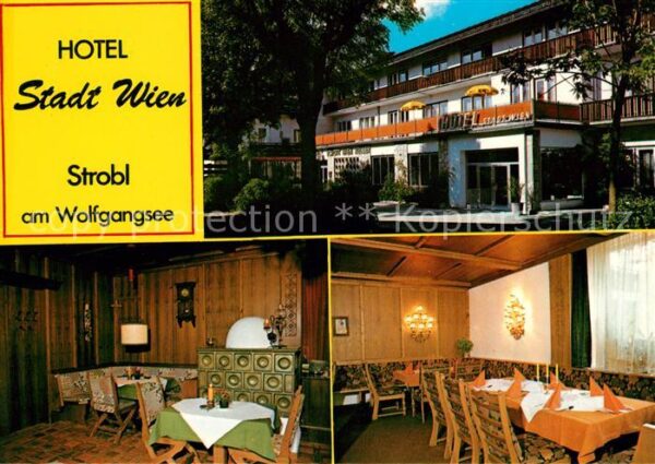 Strobl Wolfgangsee Hotel Stadt Wien Gasträume