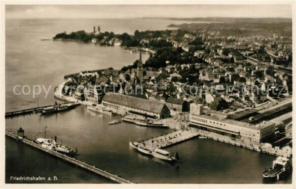 Friedrichshafen Bodensee Fliegeraufnahme