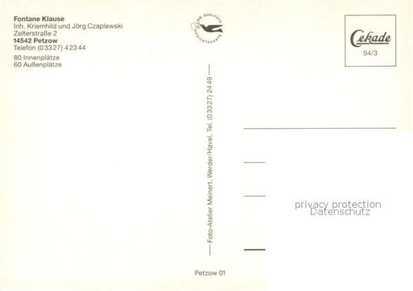 Petzow Fontane Klause – Bild 2