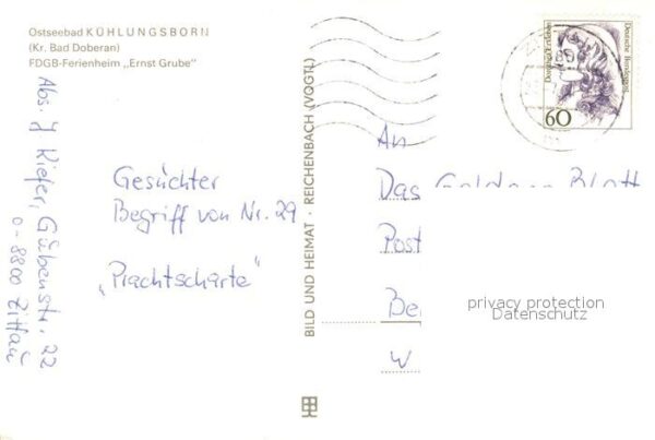Kuehlungsborn Ostseebad Ferienheim Ernst Grube – Bild 2