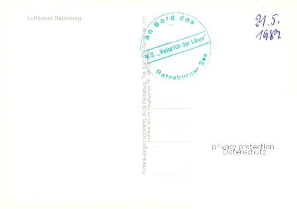Ratzeburg Fliegeraufnahme – Bild 2