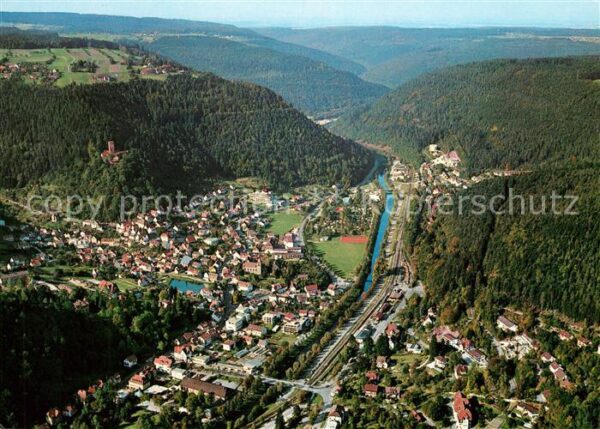 Bad Liebenzell Fliegeraufnahme
