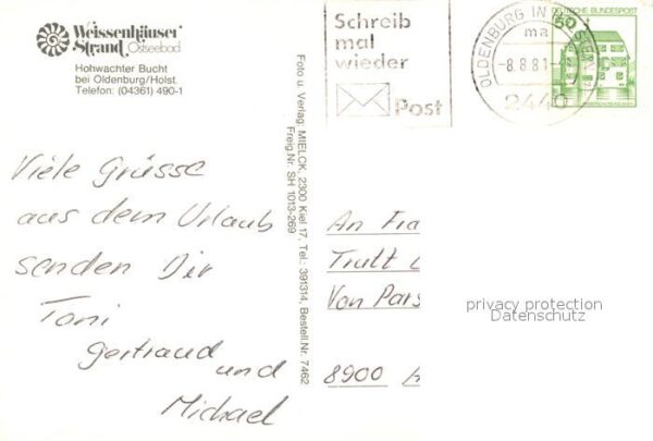 Oldenburg Holstein Fliegeraufnahme Weissenhäuser Strand – Bild 2