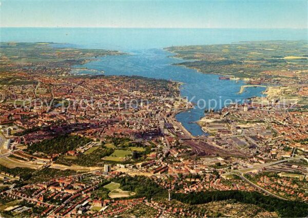 Kiel Förde Ostsee Fliegeraufnahme