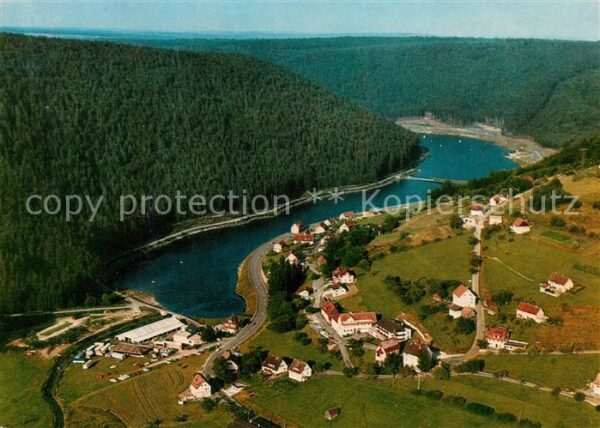 Erzgrube Fliegeraufnahme Nagoldtalsperre