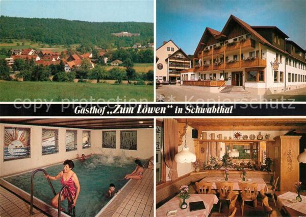 Schwabthal Gasthaus Löwen Schwimmbad